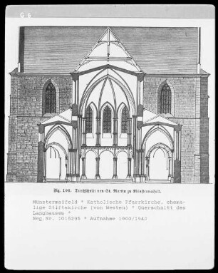 Münstermaifeld, ehemalige Stiftskirche Sankt Martin und Sankt Severus, Langhaus