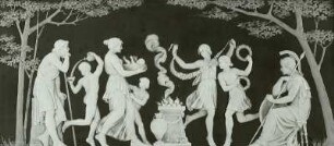 Relief "Opferszene" : Villeroy und Boch