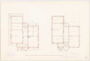 Villa Dr. Vattke, Berlin-Lichterfelde Herbarium: Herbarium: 2 Grundrisse