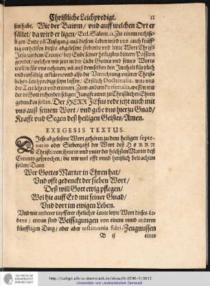 EXEGESIS TEXTUS.