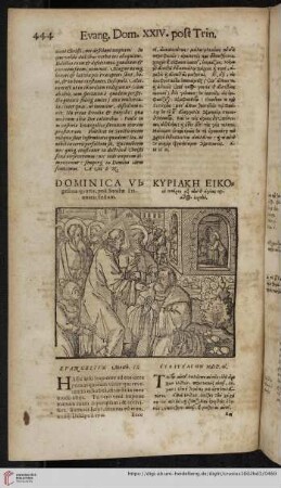 Dominica vigesima quarta, post Sanctæ Trinitatis Festum
