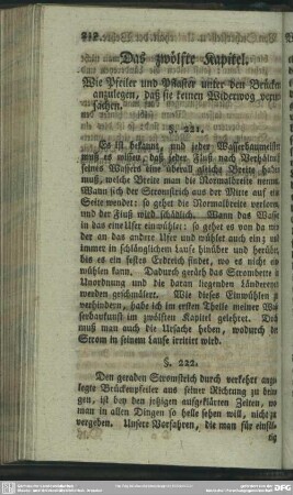 Das zwölfte Kapitel. Wie Pfeiler und Pflaster unter den Brücken anzulegen, daß sie keinen Widerwog verursachen