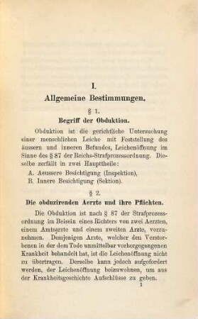 Instruktion für das Verfahren der Aerzte im Königreiche Bayern bei den gerichtlichen Untersuchungen menschlicher Leichen