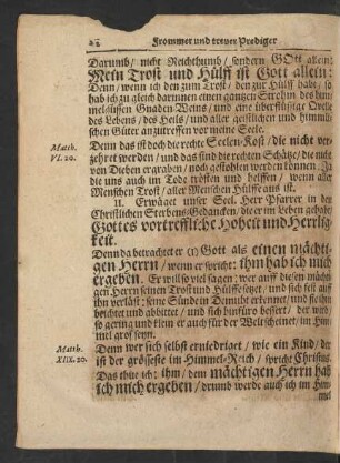 II. .../ Gottes vortreffliche Hoheit und Herrligkeit.