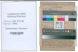 Entnazifizierung Hermann Schuermann , geb. 06.06.1914 (Kaufmann)