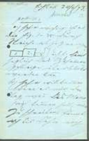 Brief von Ferdinand Christian Gustav Arnold an Unbekannt