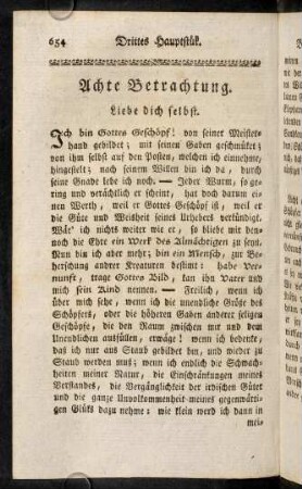 654-664, Achte Betrachtung.