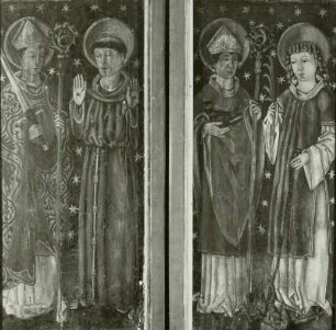 Die Heiligen Bonifatius, Franziskus, Hubertus, Cyriakus