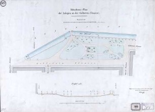 Situationsplan der Anlagen an der Goltsteinstraße