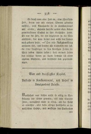 Vier und dreißigstes Kapitel. - Zwey und vierzigstes Kapitel.