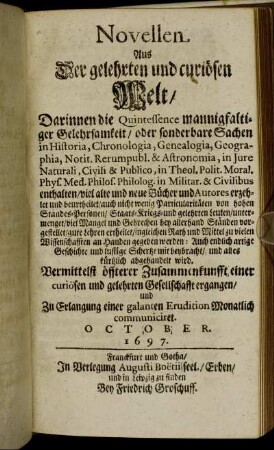 October, 1697.