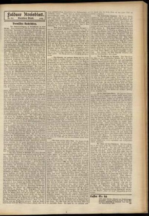 Zweite Ausgabe vom Freitag, den 20. September 1912.
