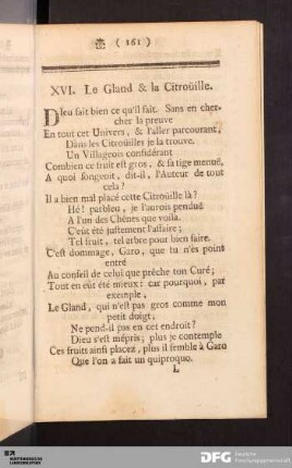 XVI. Le Gland & la Citrouille