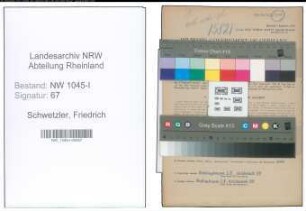 Entnazifizierung Friedrich Schwetzler , geb. 27.10.1902 (Schlosser)