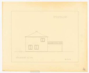 Wohnhaus: Südansicht M 1:50