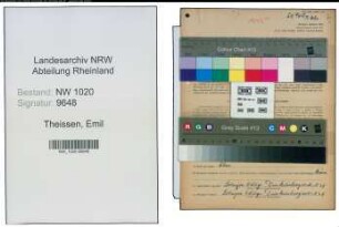 Entnazifizierung Emil Theissen , geb. 24.01.1883 (Werkmeister)