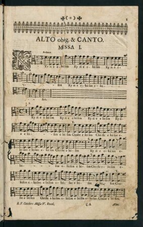 1-13, Missa I. - Missa III.