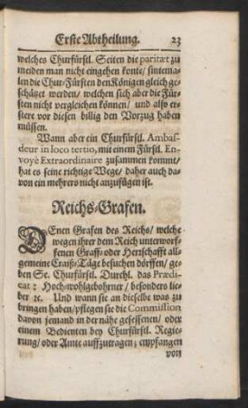 Reichs-Grafen.