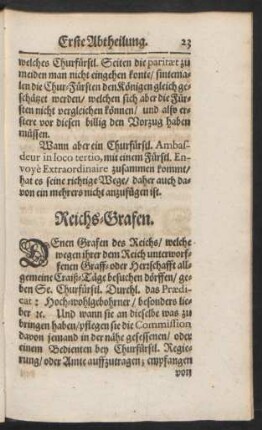 Reichs-Grafen.
