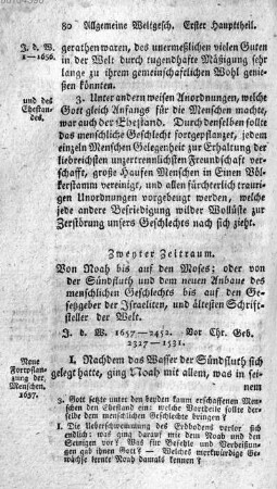 Zweyter Zeitraum