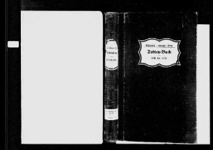 Gernsbach, Ortsteil Scheuern, evangelische Gemeinde: Sterbebuch 1810-1870