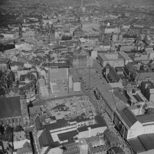Innenstadt von Leipzig : Blickrichtung Nordosten