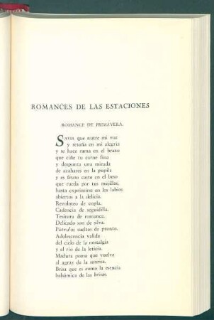 Romances de las estaciones : Romance de primavera [y] Romance de verano [y] Romance de otoño [y] Romance de invierno
