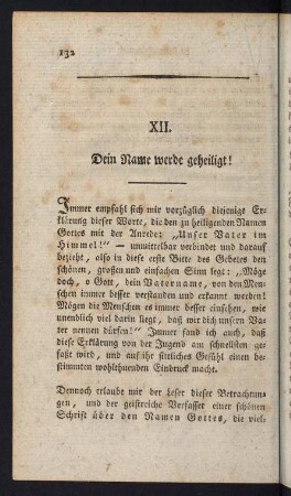 132-147, XII. Dein Name werde geheiligt!