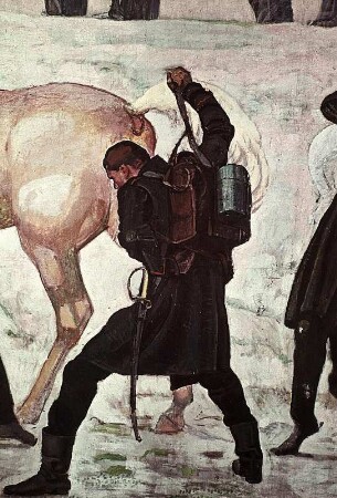 Der Auszug deutscher Studenten in den Freiheitskrieg von 1813
