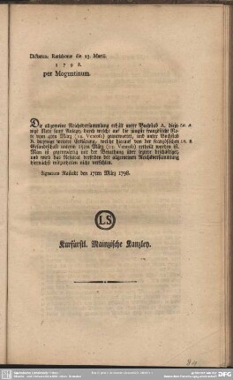 [20ter d.d. 17ten ej. Lit. A. u. B. dikt. den 23 ej.]