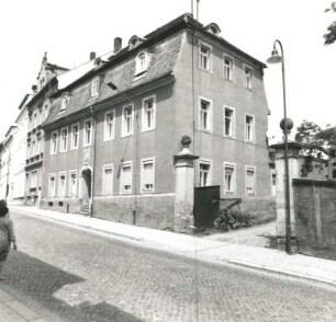 Colditz, Bahnhofstraße 10. Ehem. Rentamt (1799). Straßenansicht