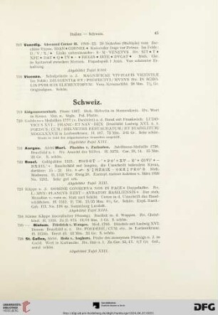 Schweiz (Nr. 719-740)