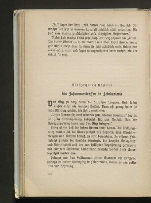 Ein Zusammentreffen in Feindesland