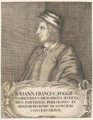 Bildnis des Iohann Franciscus Poggius