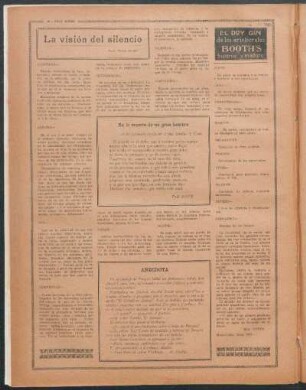 La visión del silencio