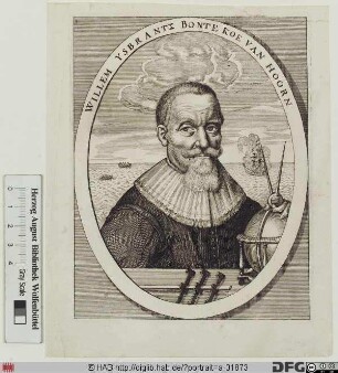 Bildnis Willem Ysbrandz. Bontekoe (eig. Dekker)