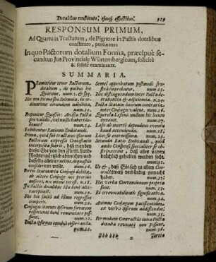Responsum Primum [...]