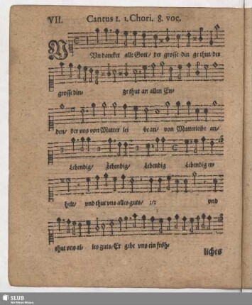 VII. Nun danket alle Gott