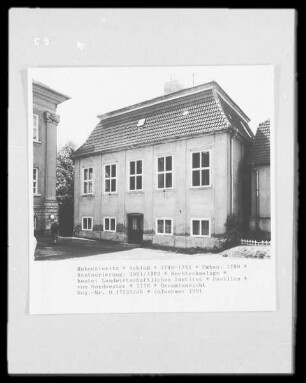 Schloss Hohenzieritz — Pavillon