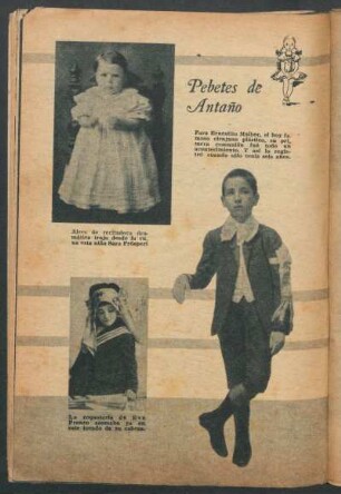 Pebetes de antaño
