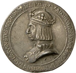 Schauguldiner von Ulrich Ursenthaler auf Kaiser Maximilian I., 1514