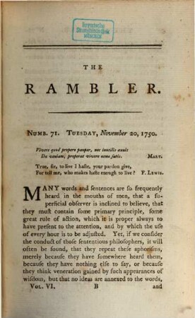 The Works Of Samuel Johnson, LL. D. : Together With His Life, And Notes On His Life Of The Poets, 6
