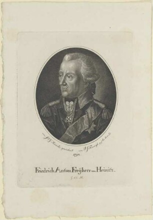 Bildnis des Friedrich Anton von Heinitz