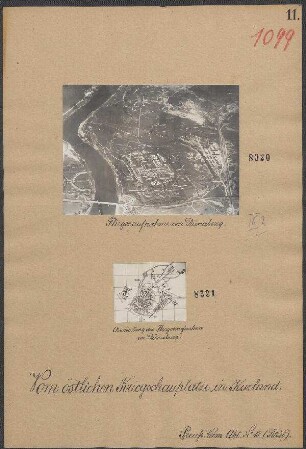 Fliegeraufnahme von Dünaburg