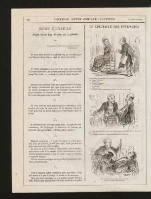 Le spectacle des entr'actes