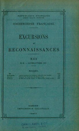 XIII. No. 30. - Janvier-Février 1887