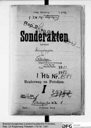 Bauangelegenheiten in Falkensee, Kr. Osthavelland