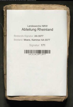 Fouragelieferung für das Grendaierbataillon von Budberg in Moers