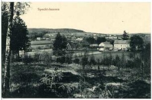 Spechtshausen. Blick auf Spechtshausen