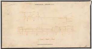 Kabelwerk Dr. Cassirer, Berlin-Spandau: Konstruktionsschema 1:250